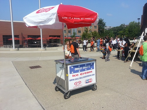 Pushcart w/umbrella